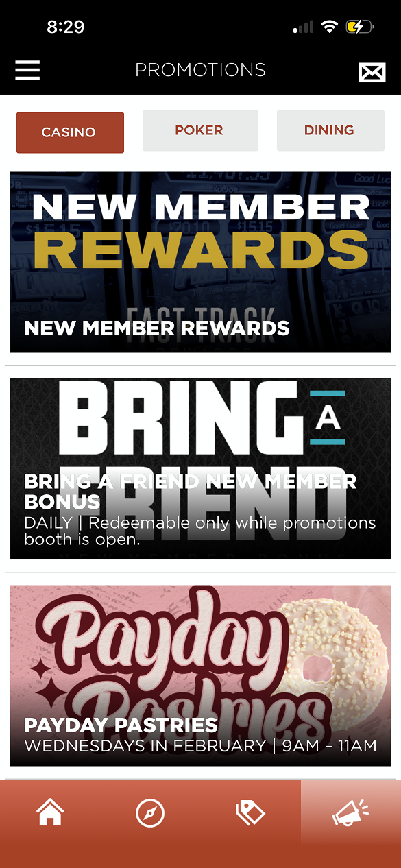 Old UI — Promos