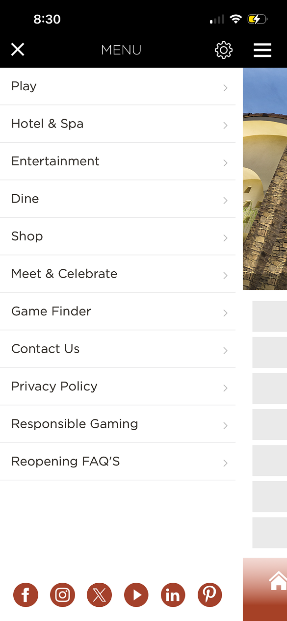 Old UI — Side Nav